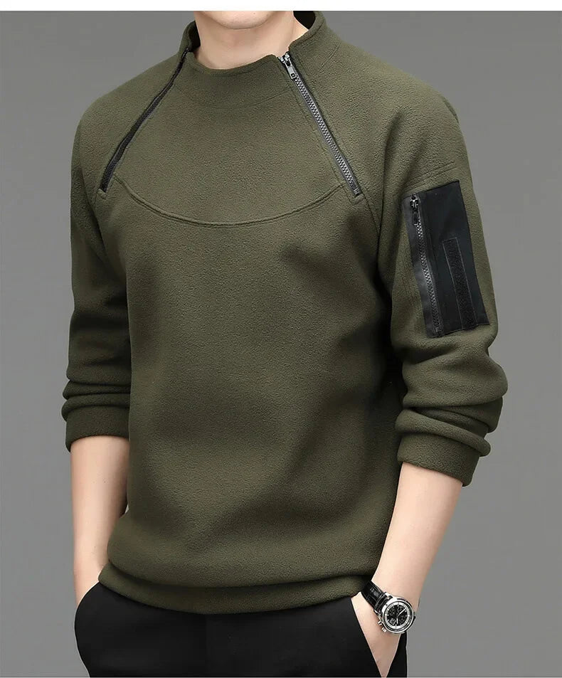 M&T Wear - Men's Lightweight Patchwork Sport Sweatshirt