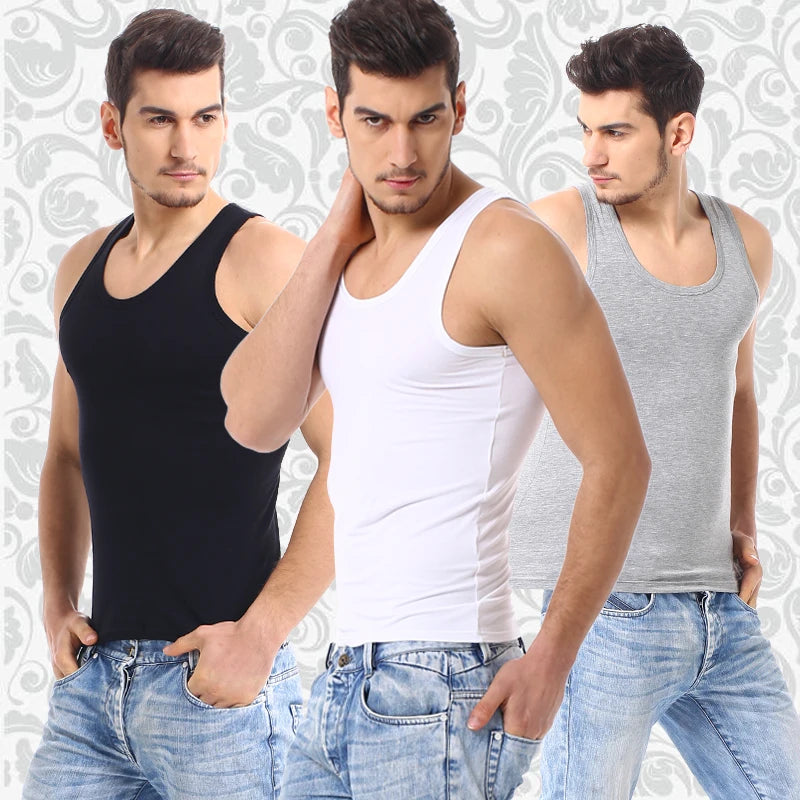 M&T Wear - Men's Essential Cotton Slim Fit Vest