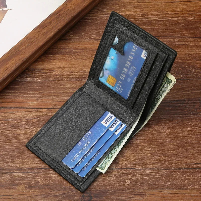 M&T Wear - Men’s Casual PU Leather Short Wallet