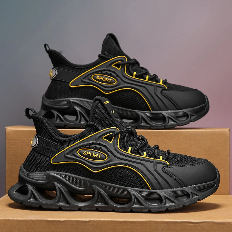 M&T Wear - Men's Casual Shoes Men Casual and Comfortable Running Sneakers Durable Lace-Up Design Suitable for Outdoor Sports and Daily Wear - M&T Wear