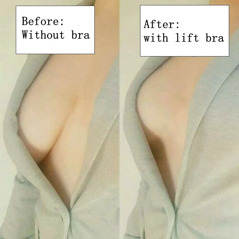 M&T Wear - Strapless Bra for Women Seamless Invisible Push Up Bras Backless Wedding Brassiere Self Adhesive Sexy Lingerie A To C Cup - M&T Wear