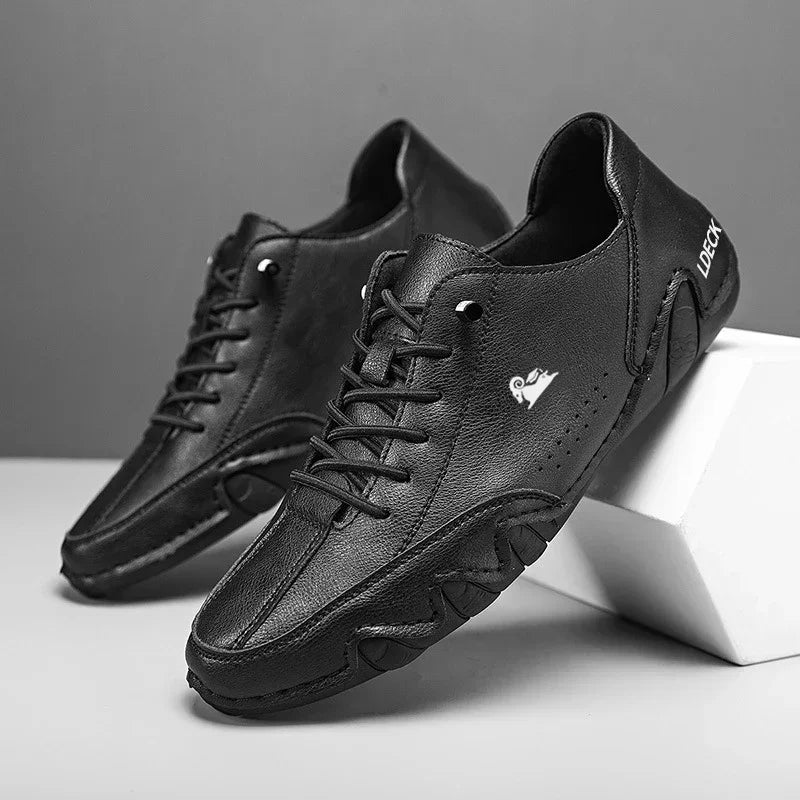 M&T Wear - Men's Casual Shoes  Lace Up Comfortable Soft Non Slip Durable Walking Shoes Classic Fashionable Trendy Park Walking Travel Shoes - M&T Wear