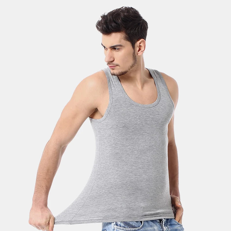 M&T Wear - Men's Essential Cotton Slim Fit Vest