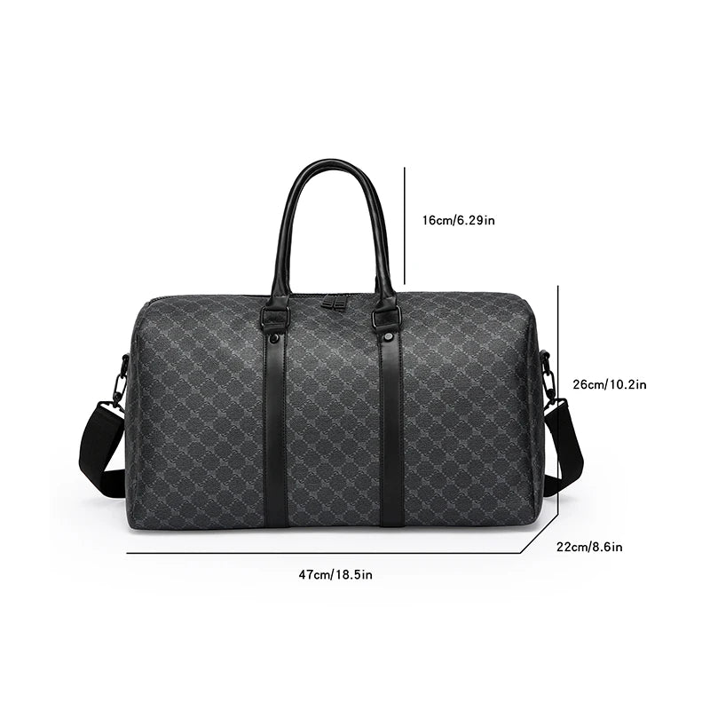 M&T Wear - Men’s Black Large Capacity Business Travel Bag