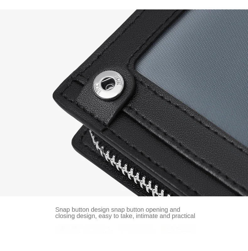 M&T Wear - GOLF Long Wallet for Men, Leather Clutch & Organizer