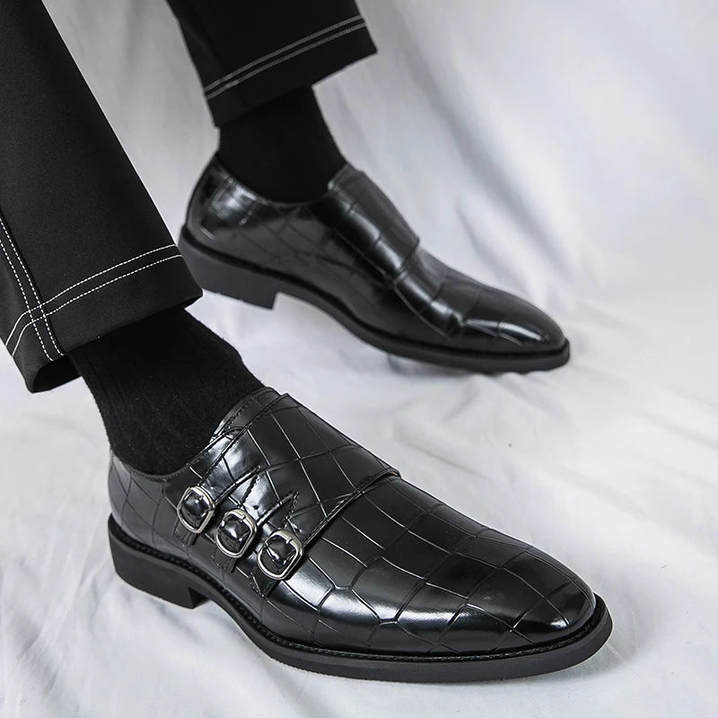 M&T Wear - Men's Classic Slip-On Oxford Dress Shoes