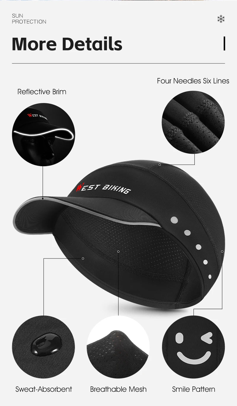 M&T Wear - Cycling Cap with Visor & UV Protection