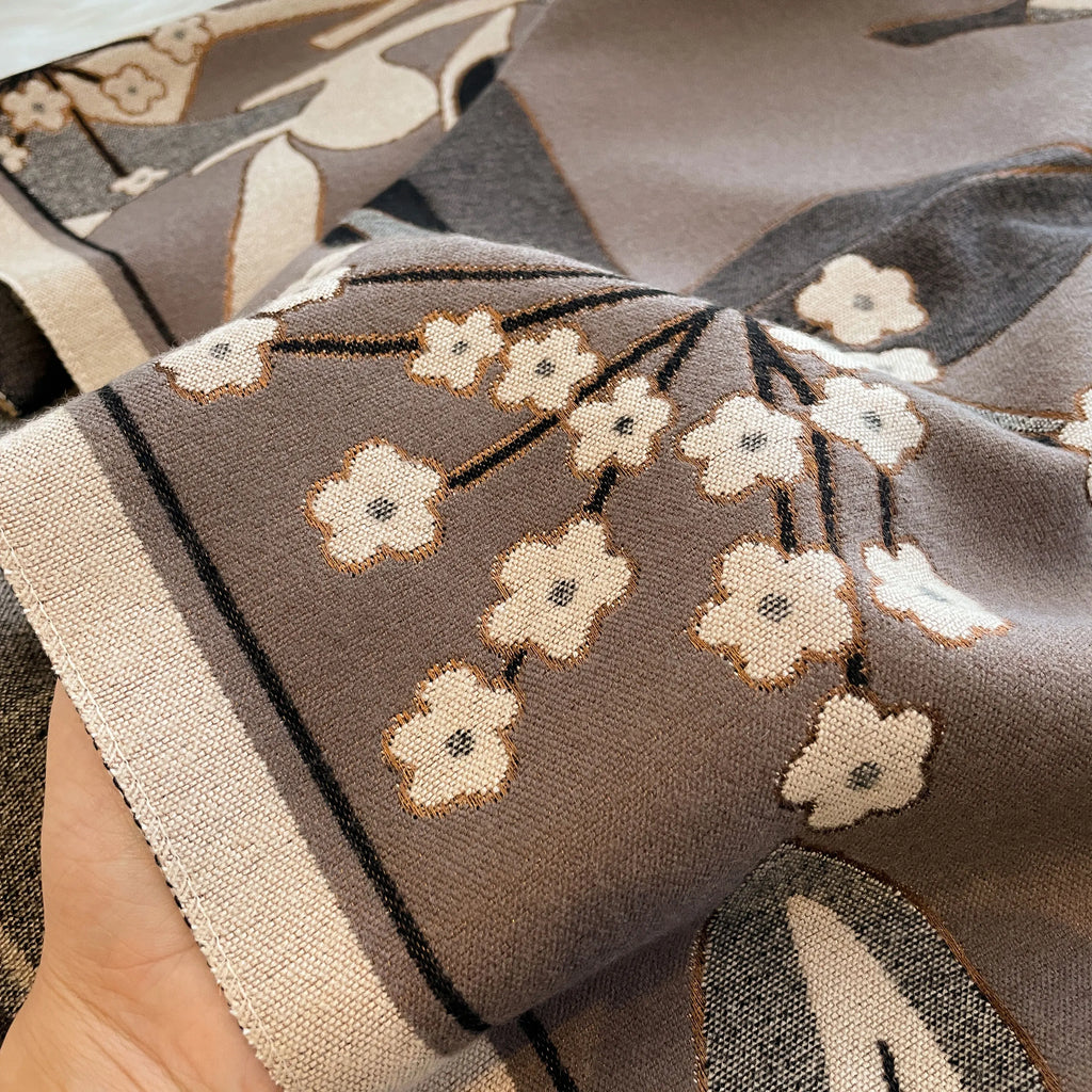 M&T Wear - Shawl Pashmina Thick Winter Warm Blanket Poncho Stoles Print Cashmere Scarf Women Travel Wraps Bufanda Female 2023 Luxury - M&T Wear