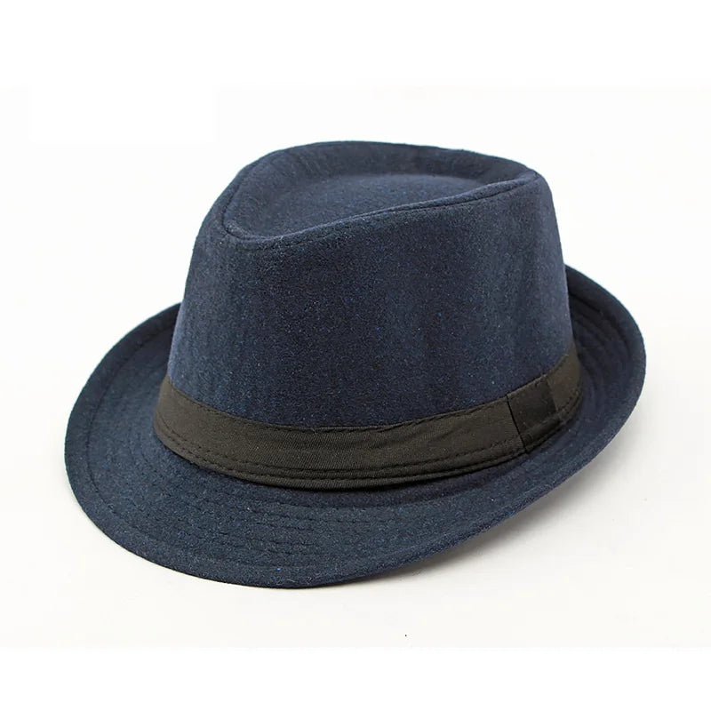 M&T Wear - Simple Plain Woolen British Jazz Hat