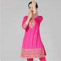 M&T Wear - Pakistani Clothing Women's Pure Cotton Embroidered Side Concealed Long Sleeved Shirt