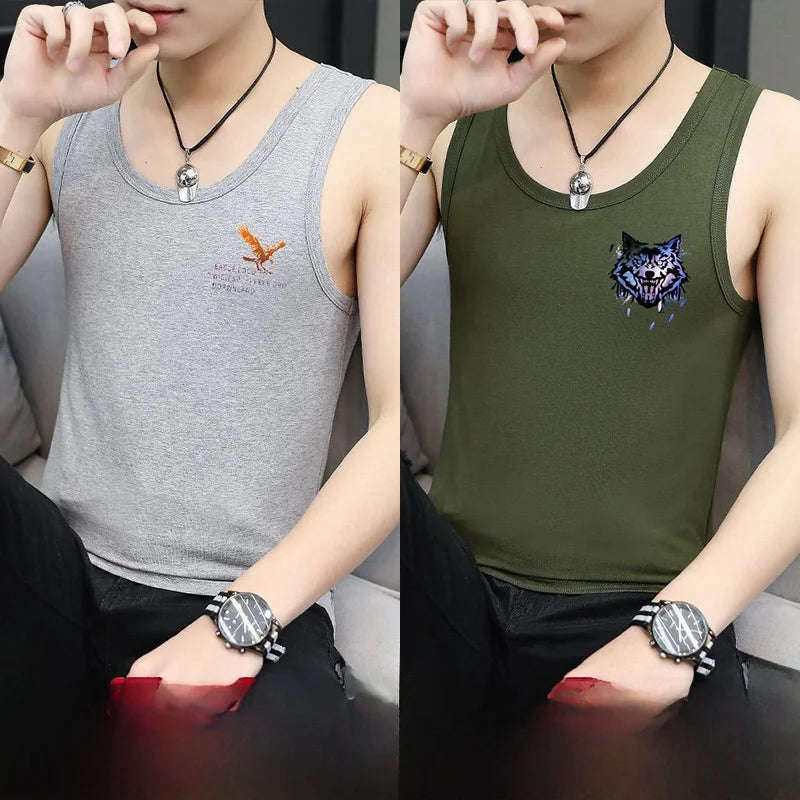 M&T Wear - Men's "Ice Silk" Cooling Iron-Free Sports Vest