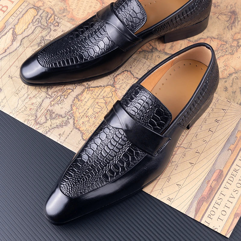 M&T Wear - Men's Handmade Genuine Cow Leather British Loafers Premium