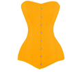 M&T Wear - Full Chest Bright Yellow Cotton Corset